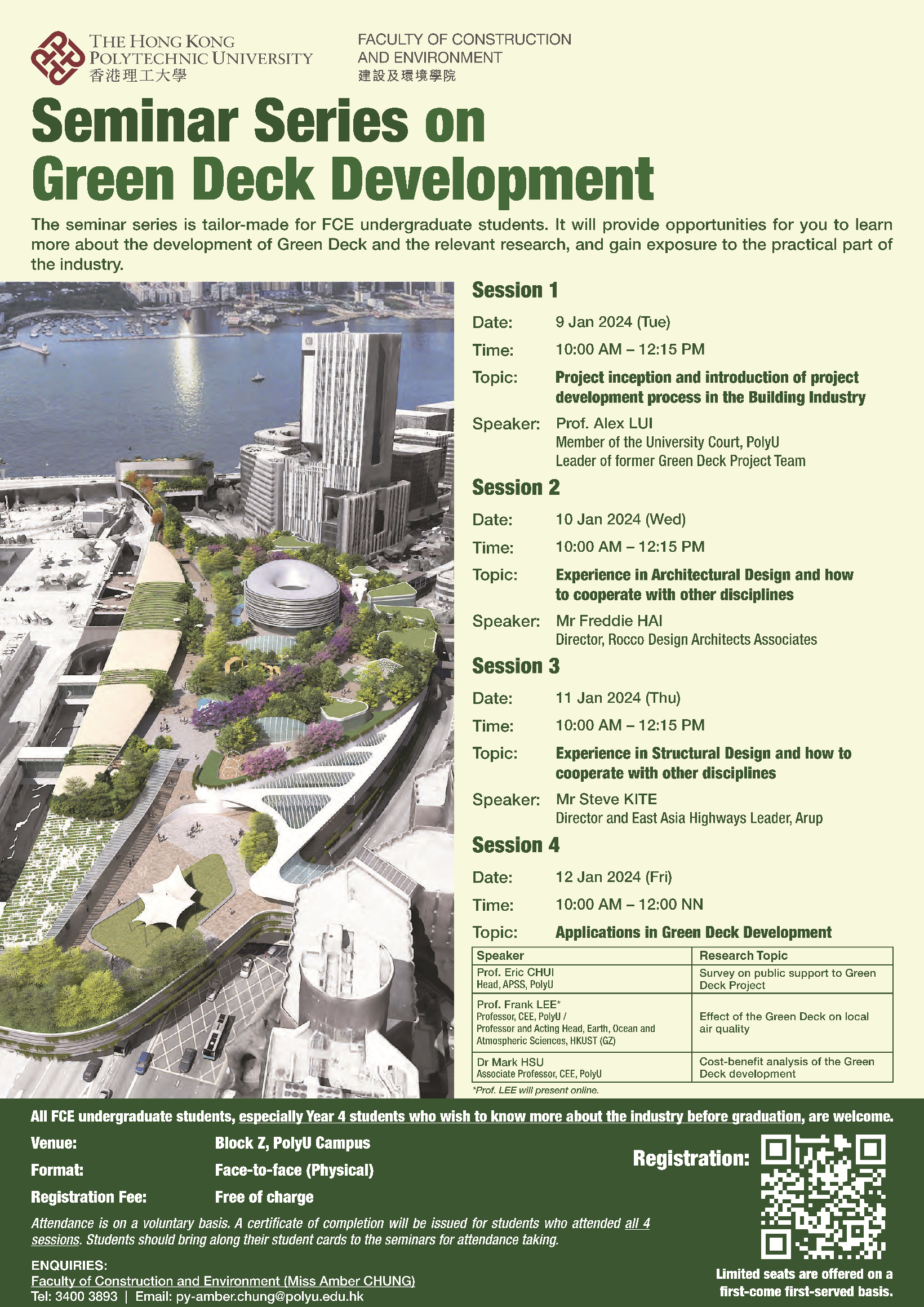Seminar series on Green Deck Development